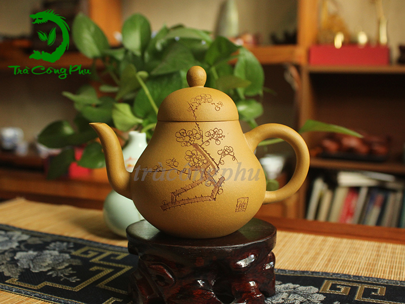Ấm Tử Sa Tư Đình Mai Hoa Nguyên Khoáng Đoạn Nê - ATS1139